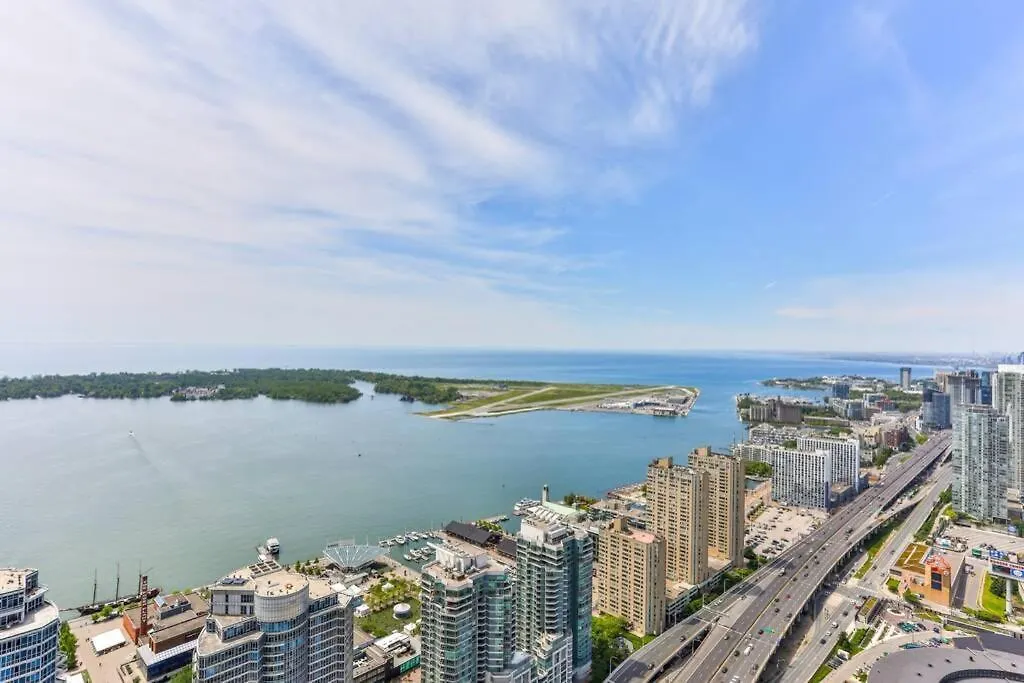 Two Bd Cn Tower And Lake Ontario View Toronto