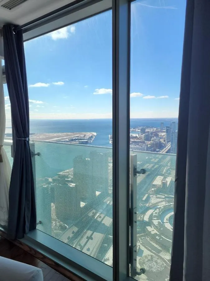 Two Bd Cn Tower And Lake Ontario View Toronto